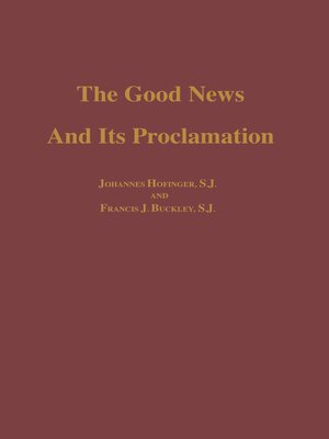 cover image of The Good News and its Proclamation